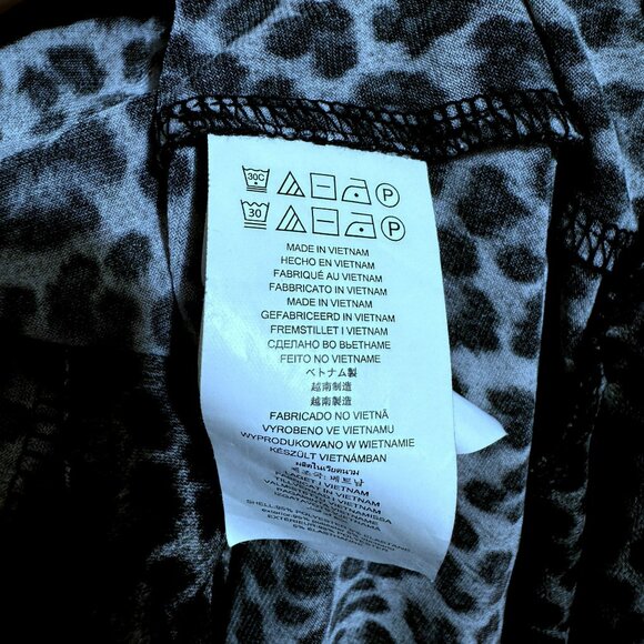 Michael Kors Cheeta Animal Print Dress Sz XS Tiered Ruffle Exposed Back Zipper - Picture 6 of 7